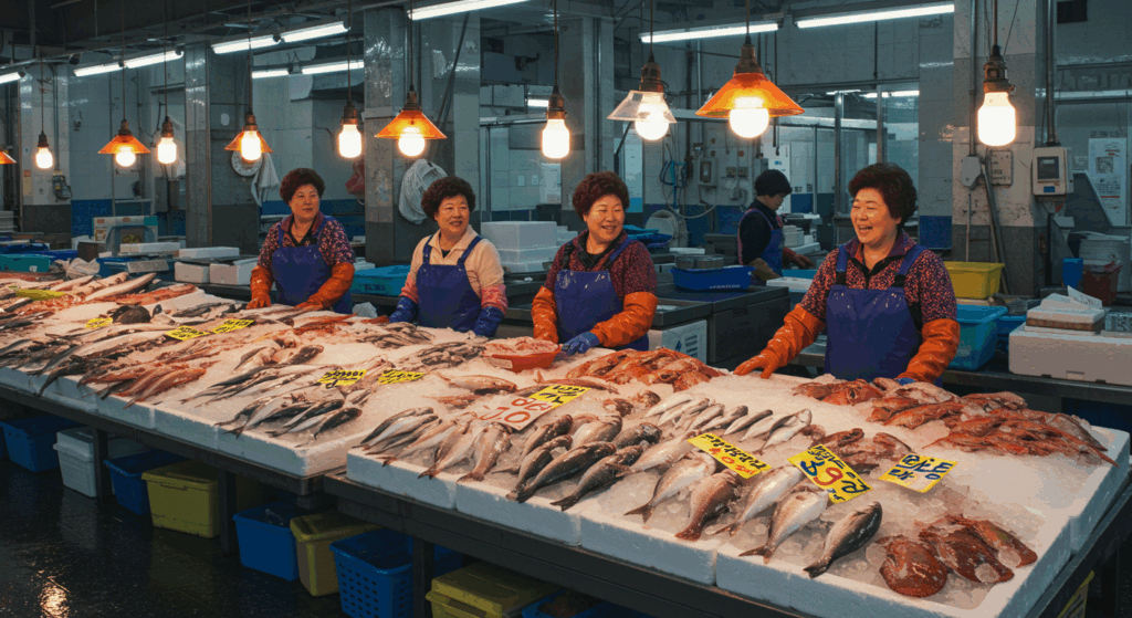 釜山旅行で訪れたいチャガルチ市場の新鮮な魚介とローカルの雰囲気