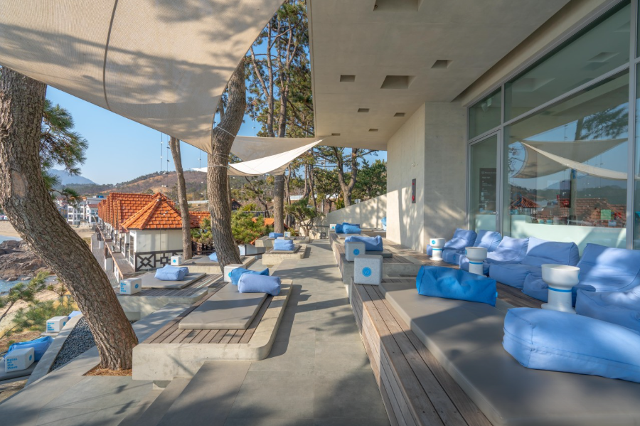 Waveon Coffee 海景咖啡馆 Busan ocean view 釜山海景咖啡馆